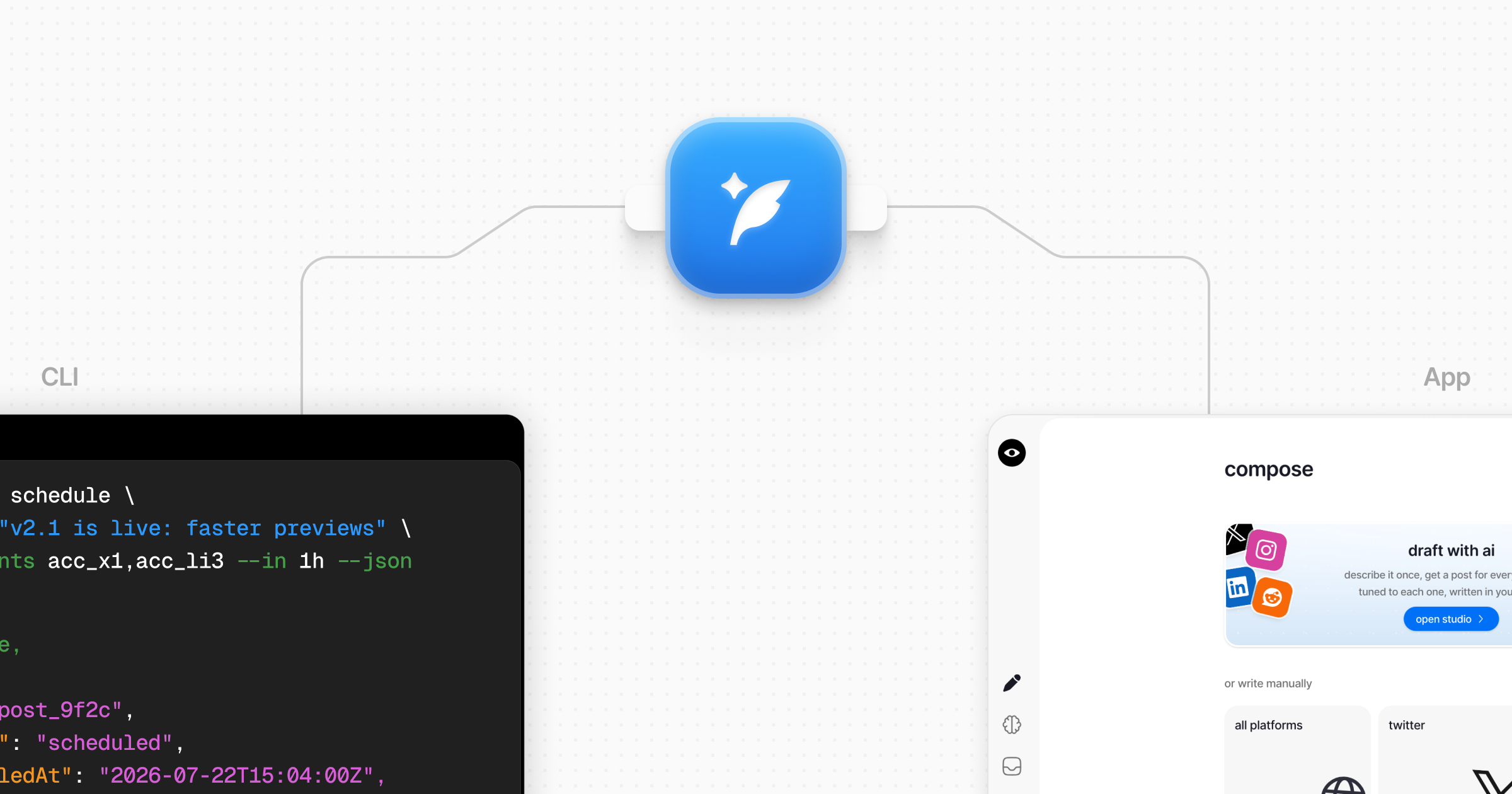 CLI syncing with DunSocial